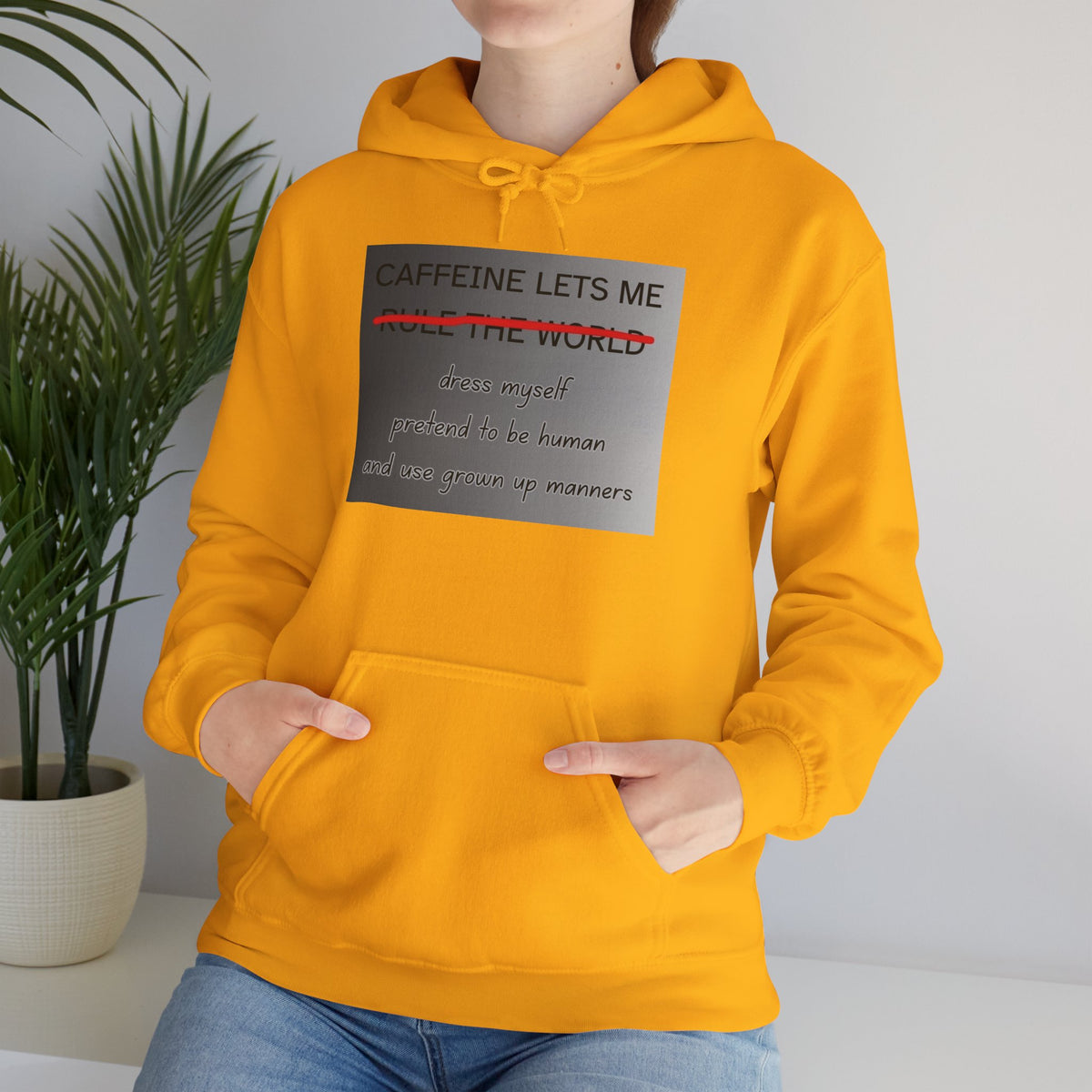 Caffeine Lets Me Unisex Hoodie