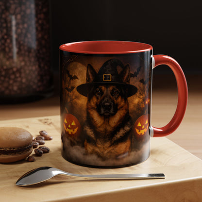 Witch Hat Pack German Shepherd 2-Tone Coffee Mug
