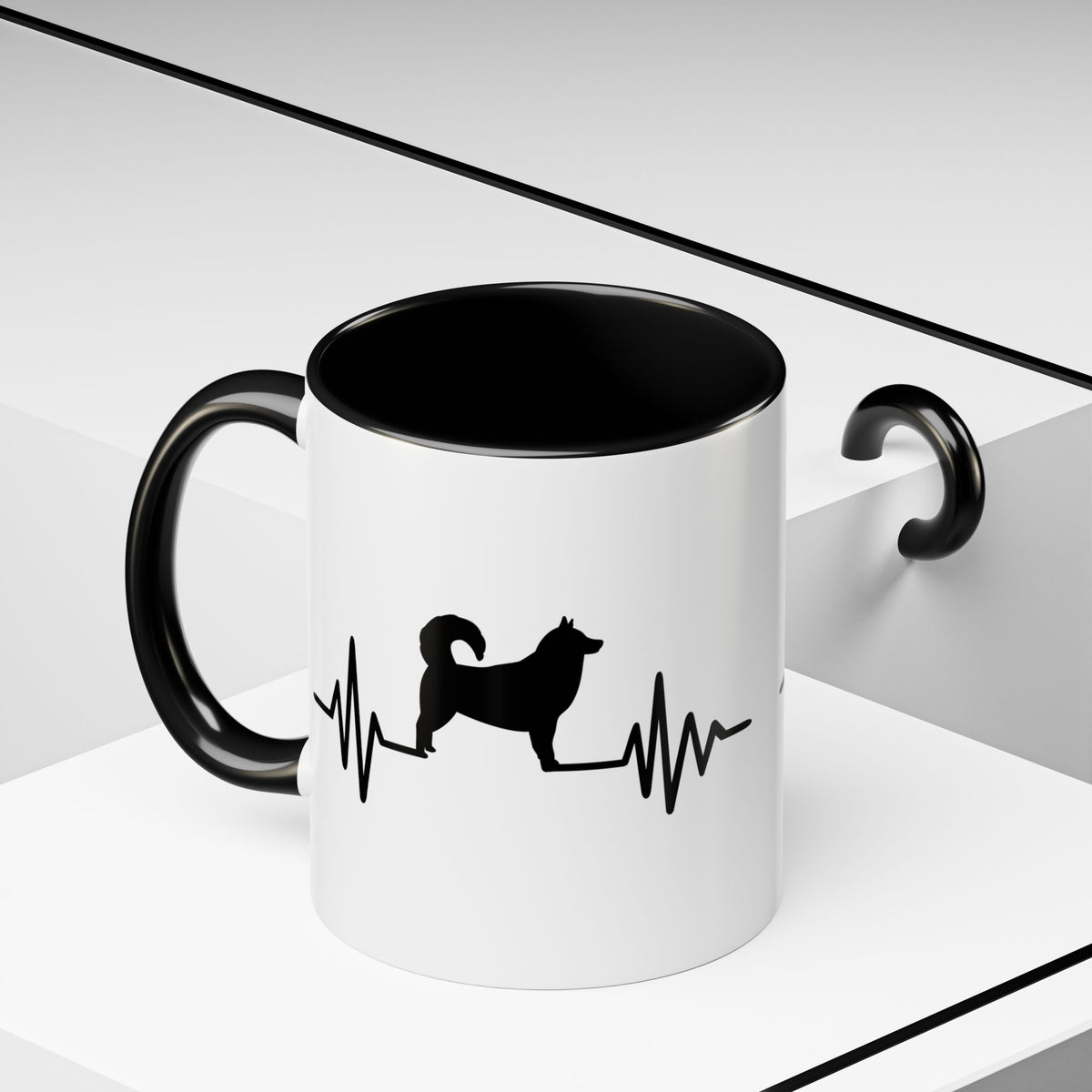 My Heart Beats For Malamutes 2-Tone Coffee Mug