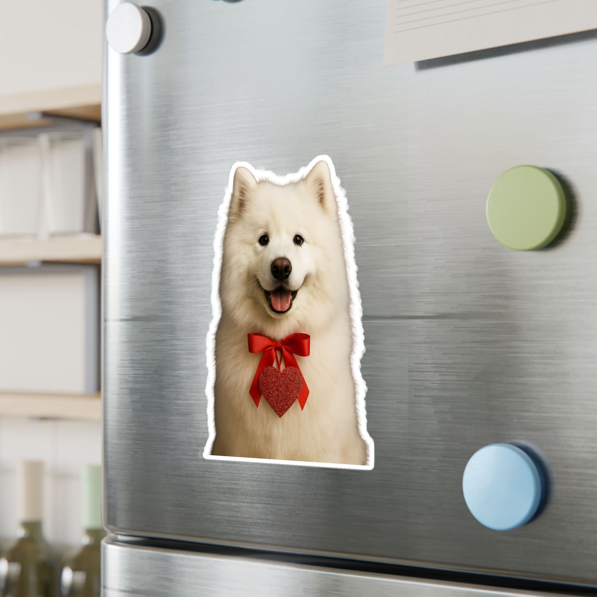 Cupid's Companion Samoyed Vinyl Decal