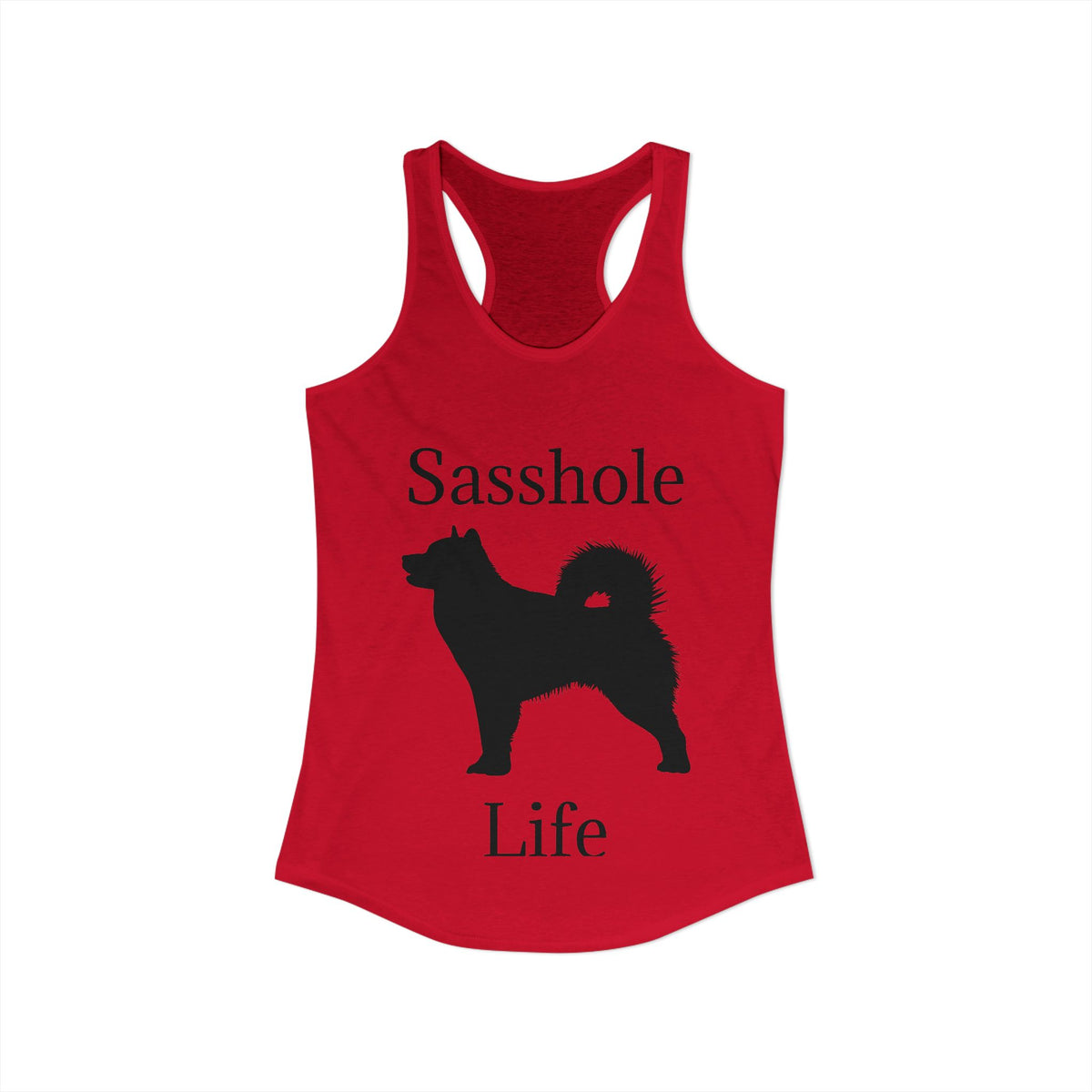 Sasshole Life Women's Racerback Tank