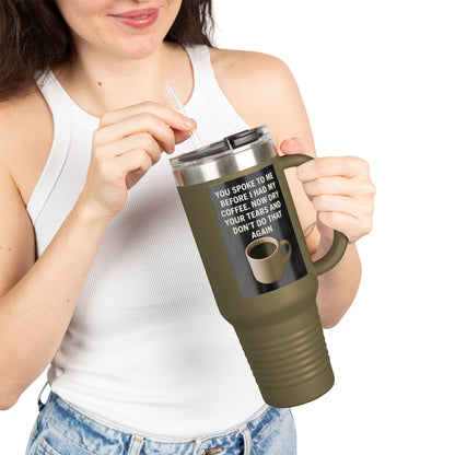 Dry Your Tears Insulated Travel Mug