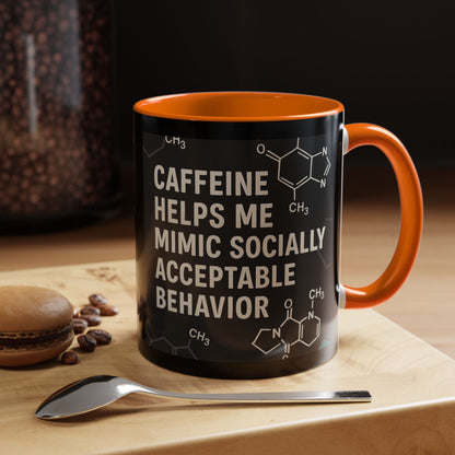 Socially Acceptable 2-Tone Coffee Mug