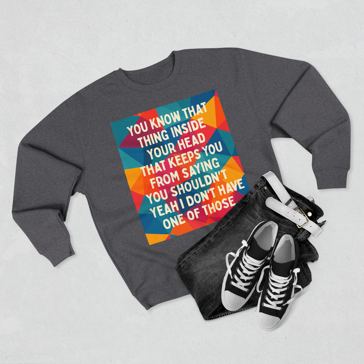 No Filter Unisex Crewneck Sweatshirt