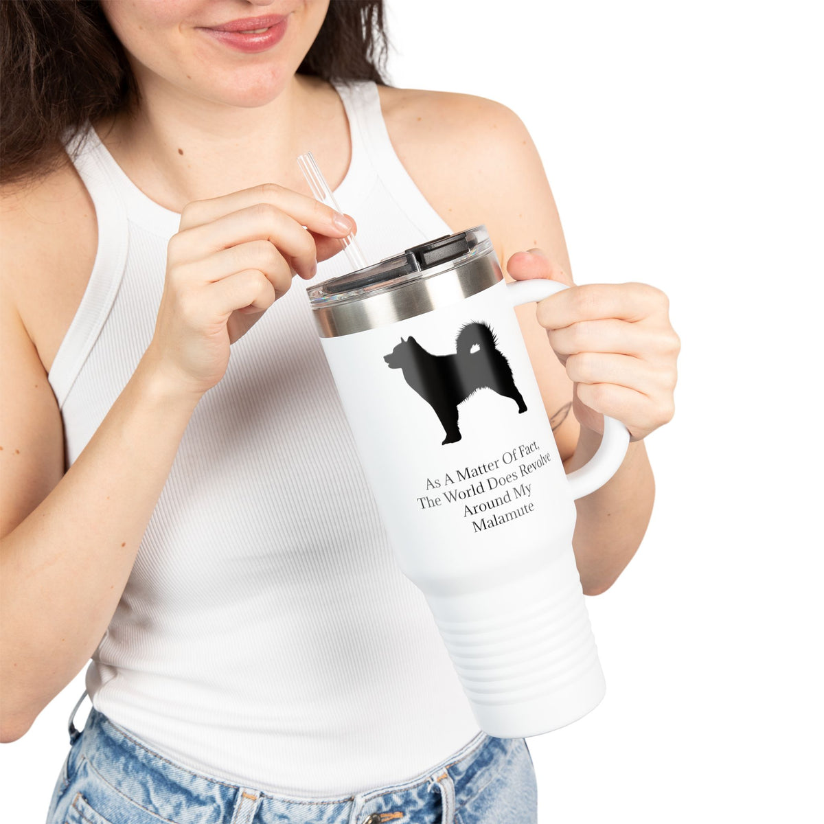 Matter Of Fact Malamute Insulated Travel Mug