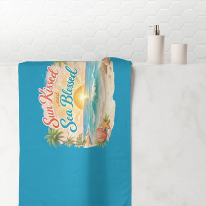 Sun Kissed Mink-Cotton  Beach Towel
