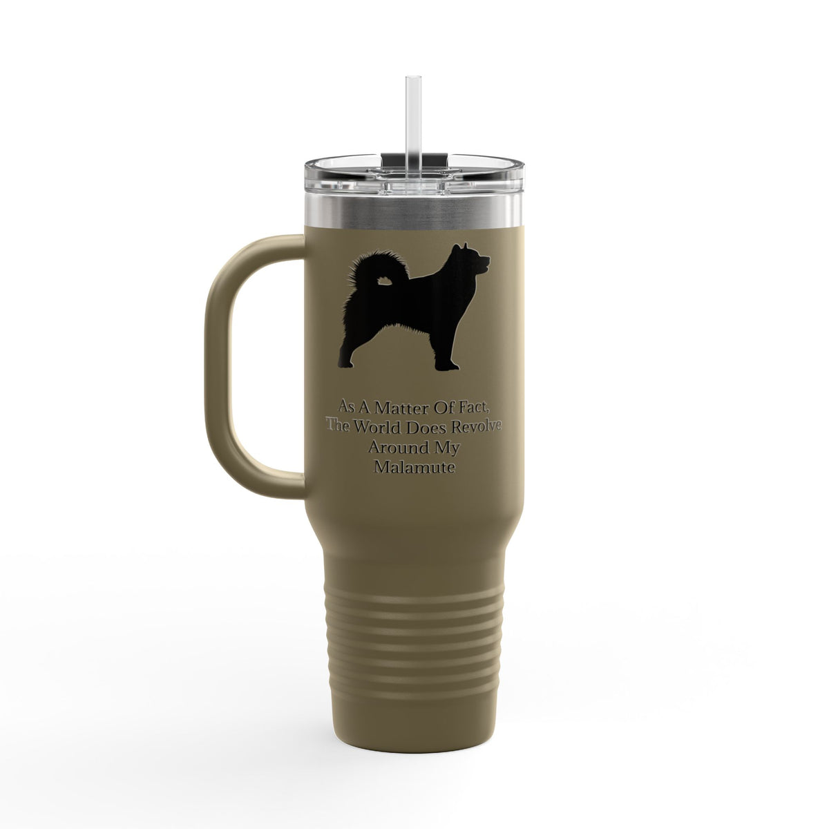 Matter Of Fact Malamute Insulated Travel Mug