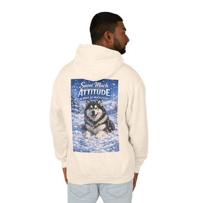 Snow Much Attitude Unisex Lightweight Hoodie