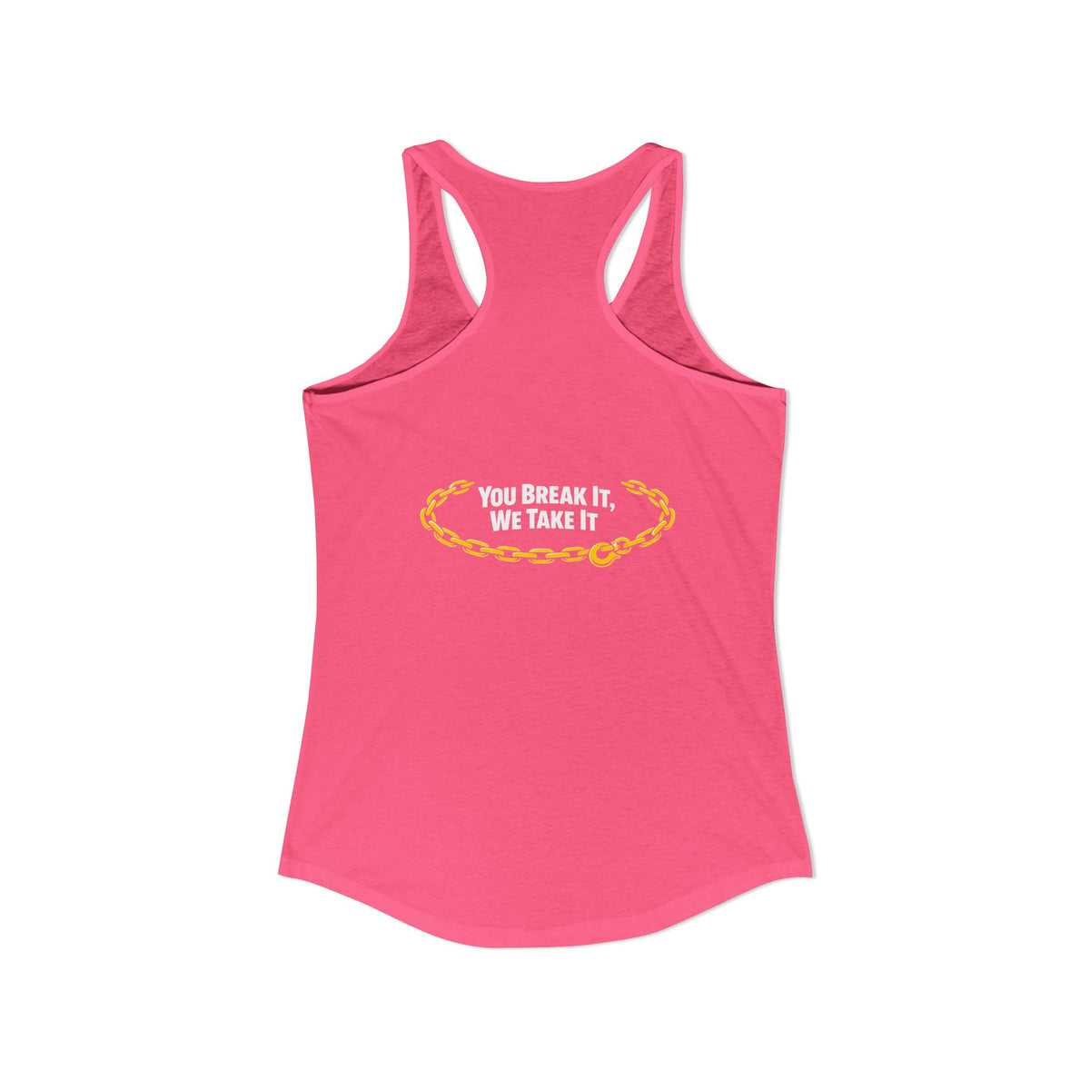 You Break It Women's Racerback Tank