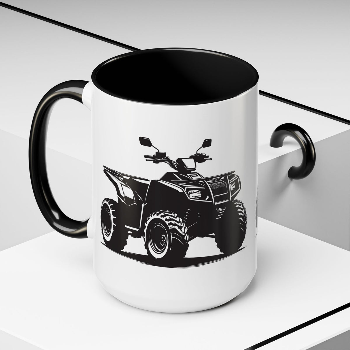 Off The Beaten Path Quad 2-Tone Coffee Mug