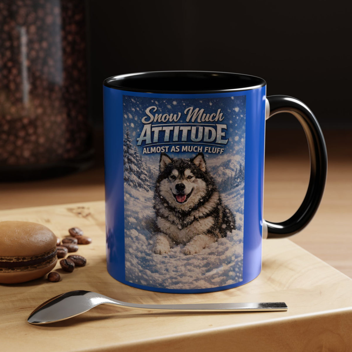 Snow Much Attitude 2-Tone Coffee Mug