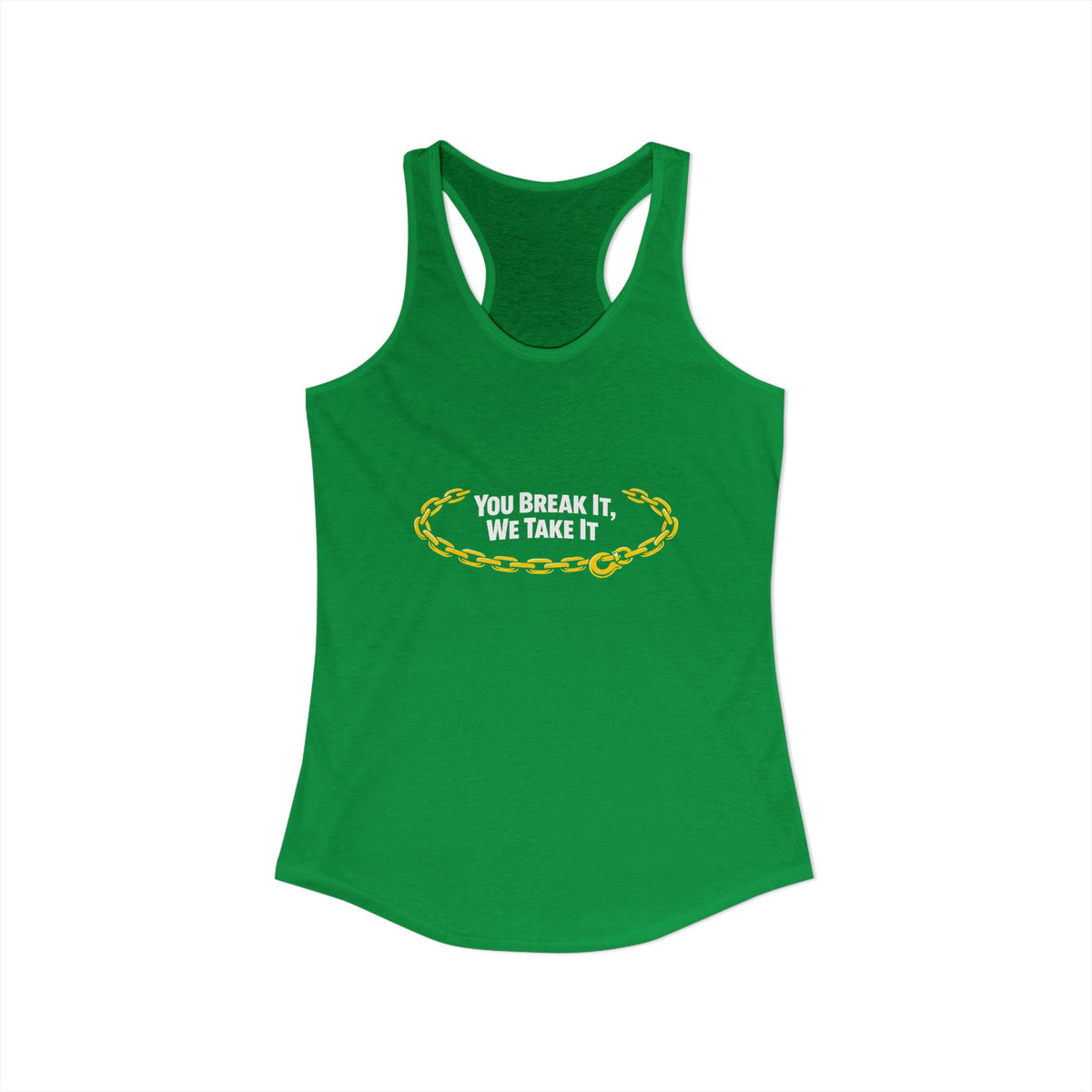 You Break It Women's Racerback Tank