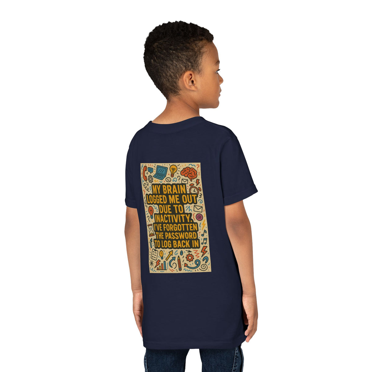 Logged Out Youth Unisex Short Sleeve Crewneck Tee