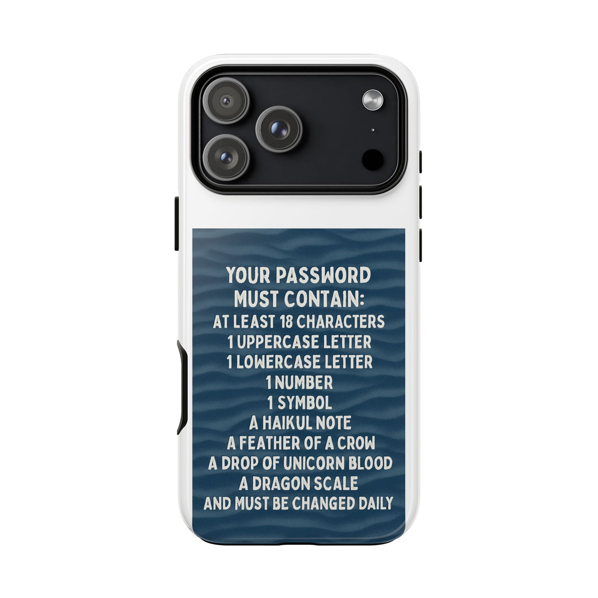 Password iPhone Case