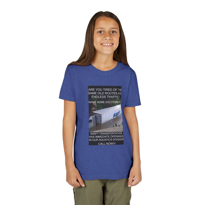 Swift Aquatics Youth Unisex Short Sleeve Crewneck Tee