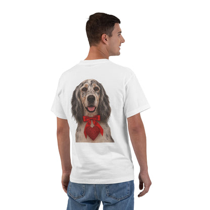 Cupid's Companion English Setter Men's Short-Sleeve CrewneckTee