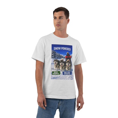 Snow Powered Men's Short-Sleeve Crewneck Tee