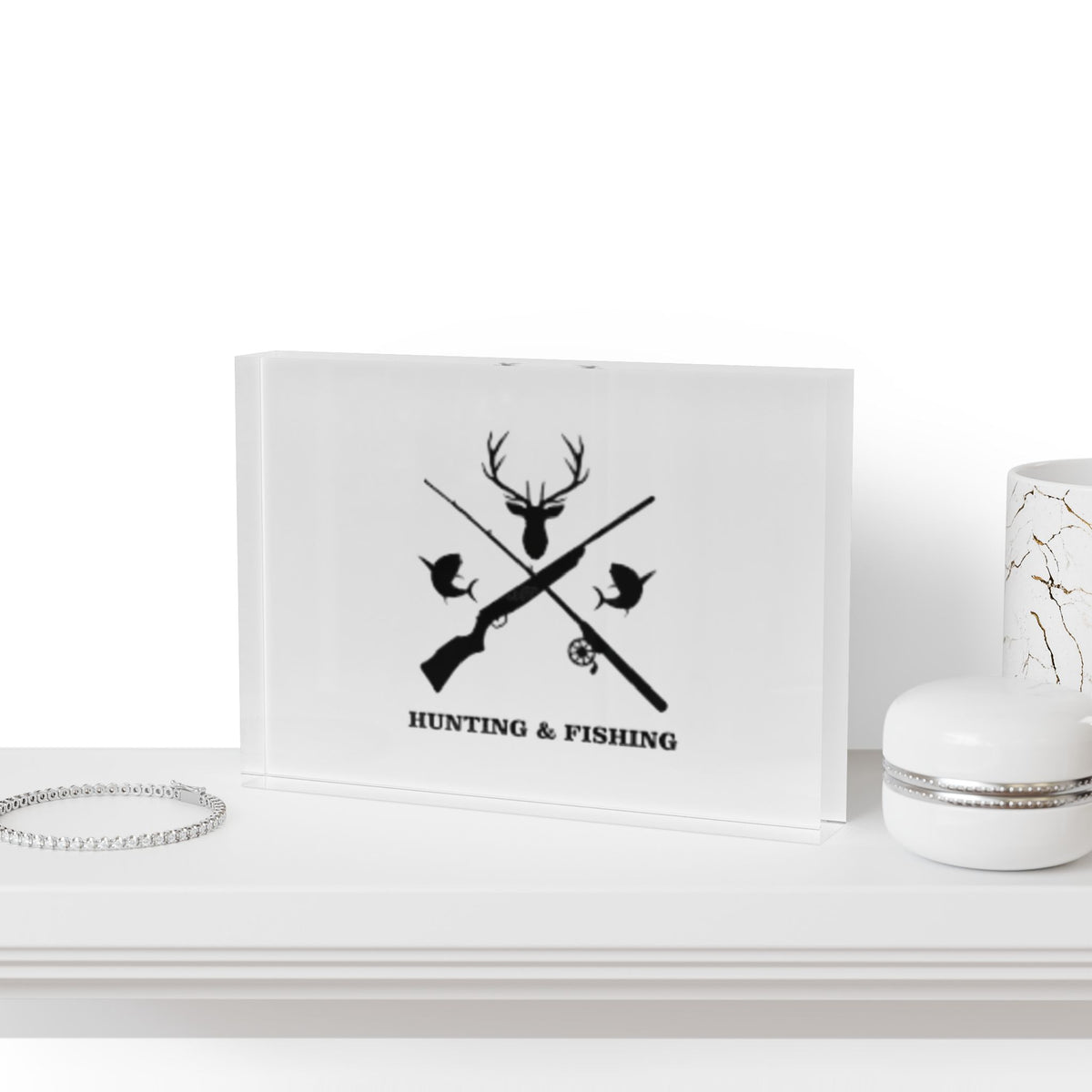 Hunting/Fishing Acrylic Photo Block