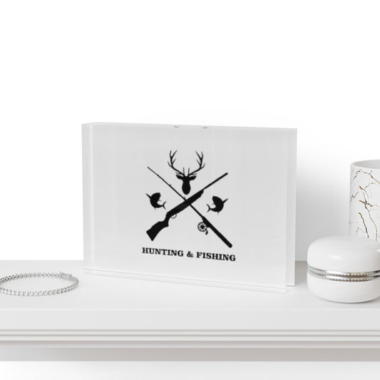 Hunting/Fishing Acrylic Photo Block