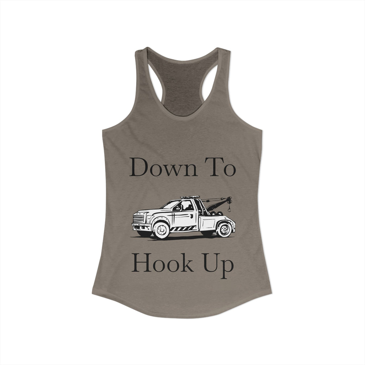 Down To Hook Up Women's Racerback Tank