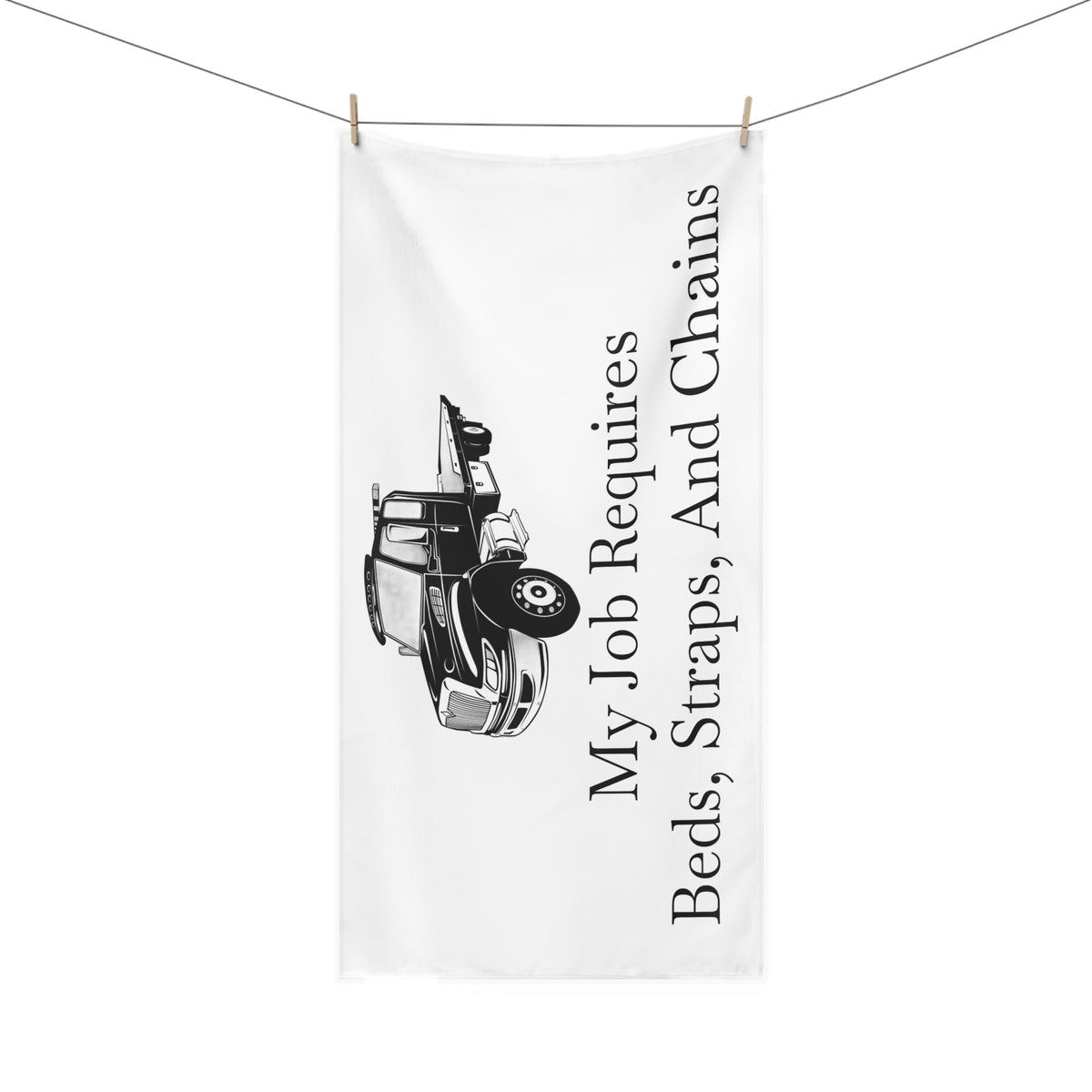 Beds, Straps, And Chains Mink-Cotton  Beach Towel