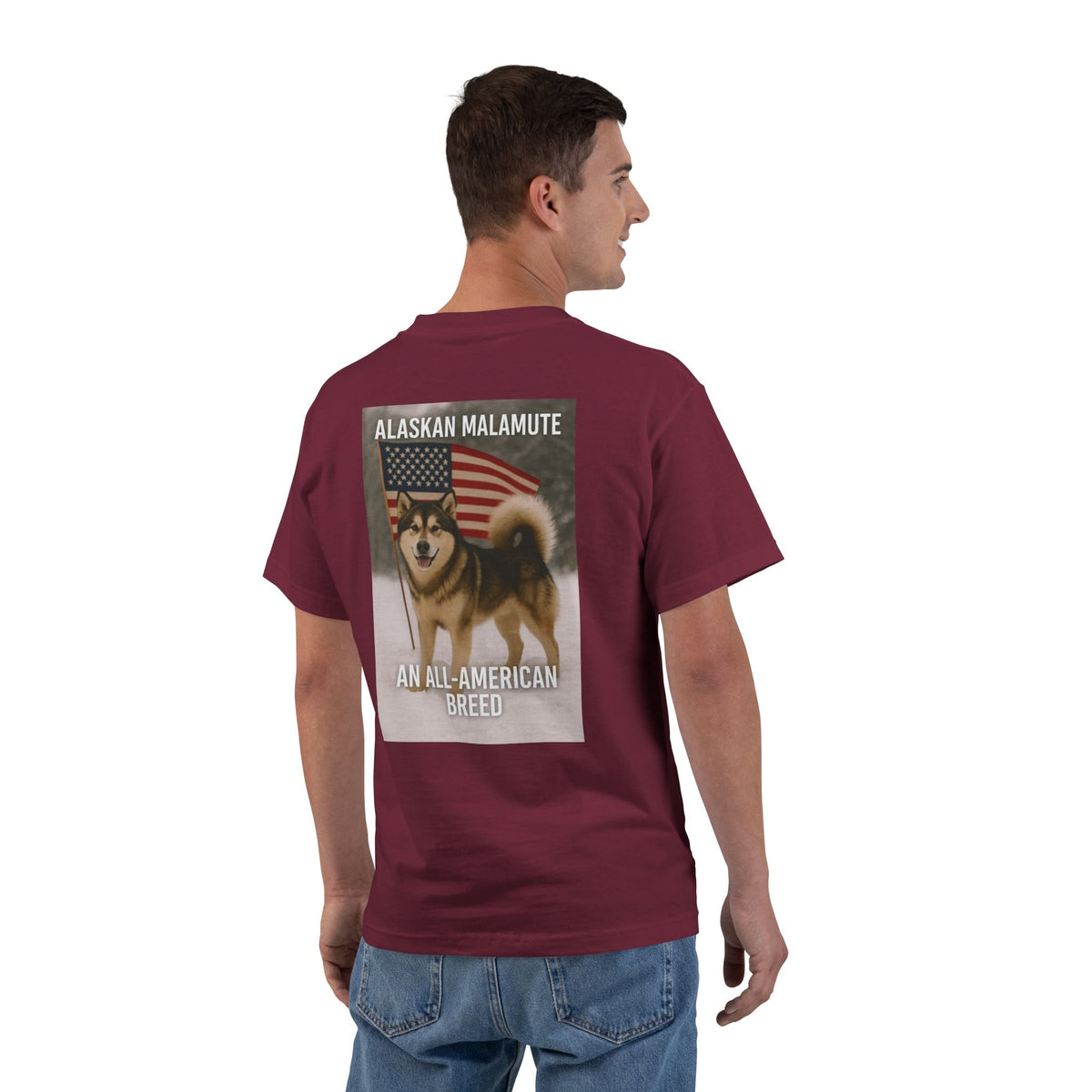 All-American Breed Men's Short-Sleeve Crewneck Tee