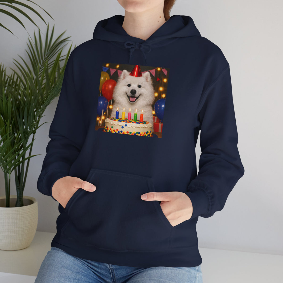 Birthday Buddy Samoyed Unisex Hoodie