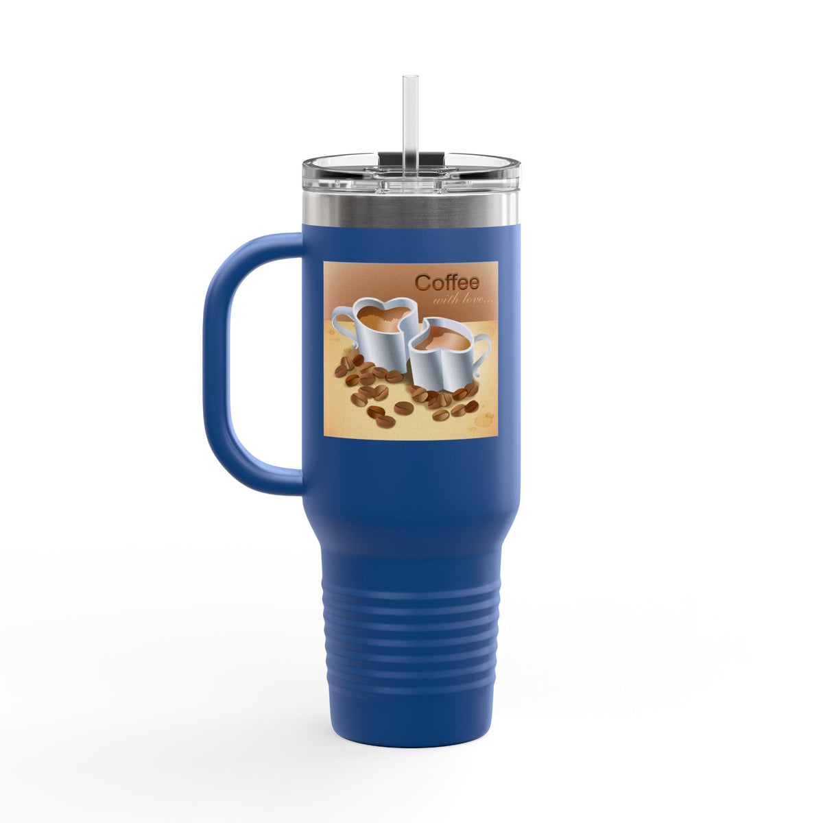 Coffee With Love Insulated Travel Mug