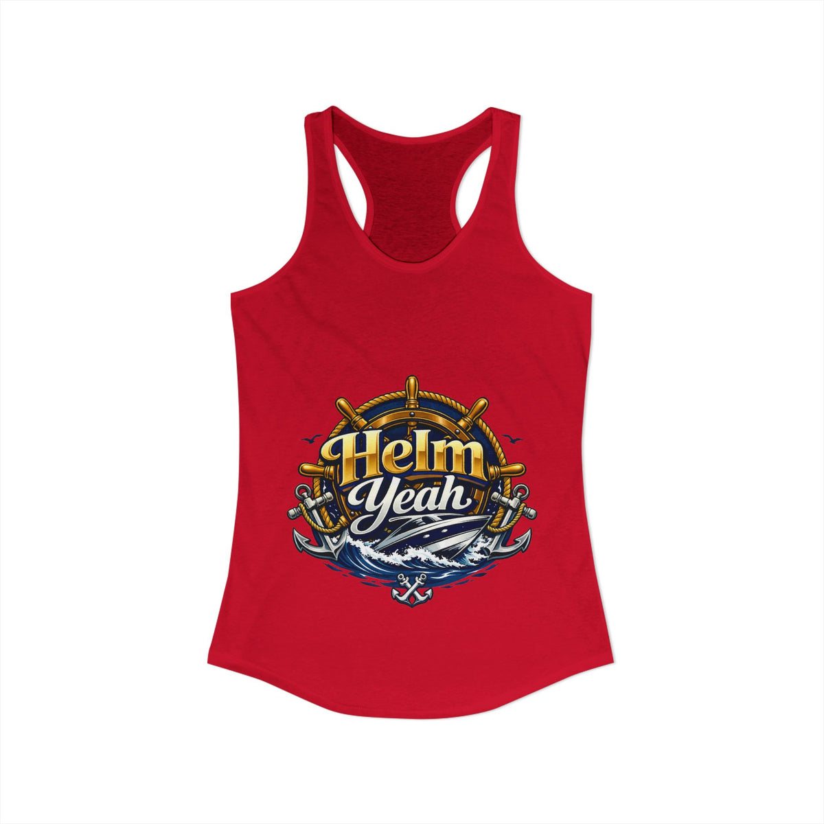 Helm Yeah Women's Racerback Tank