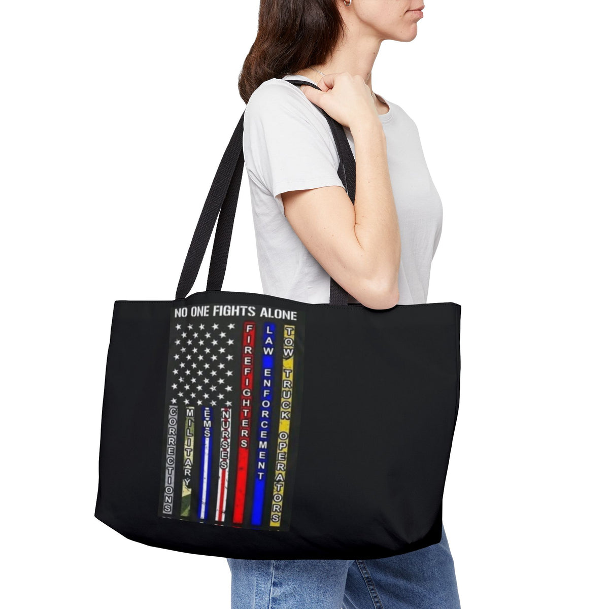 No One Fights Alone Weekender Tote Bag