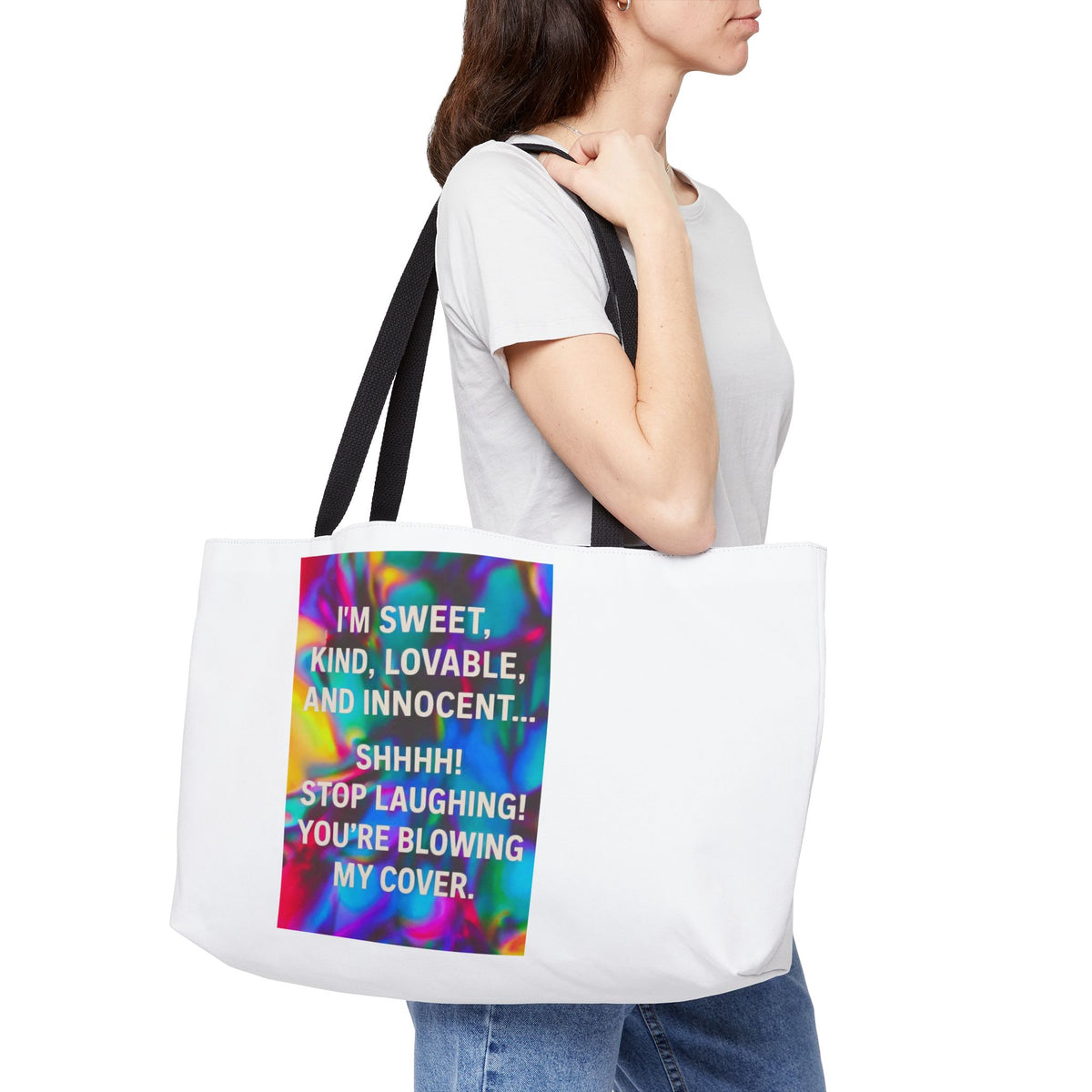 Blowing My Cover Weekender Tote Bag