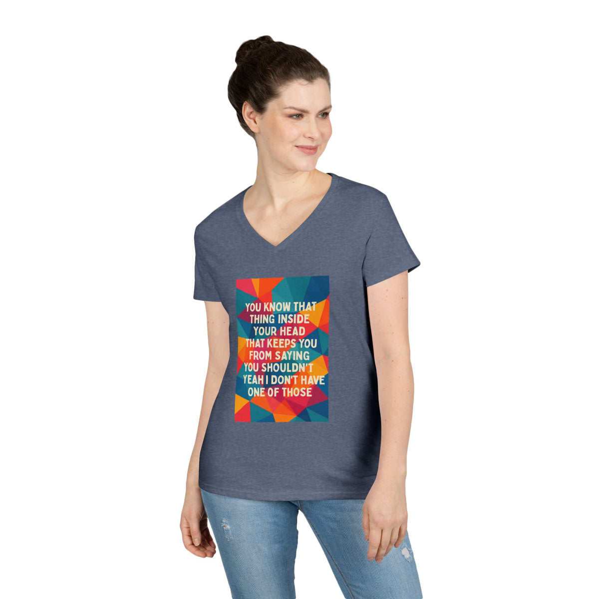 No Filter Women's V-Neck Tee