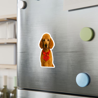 Cupid's Companion Poodle Vinyl Decal