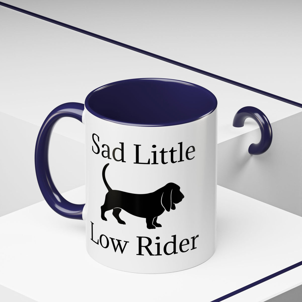 Sad Little Low Rider 2-Tone Coffee Mug