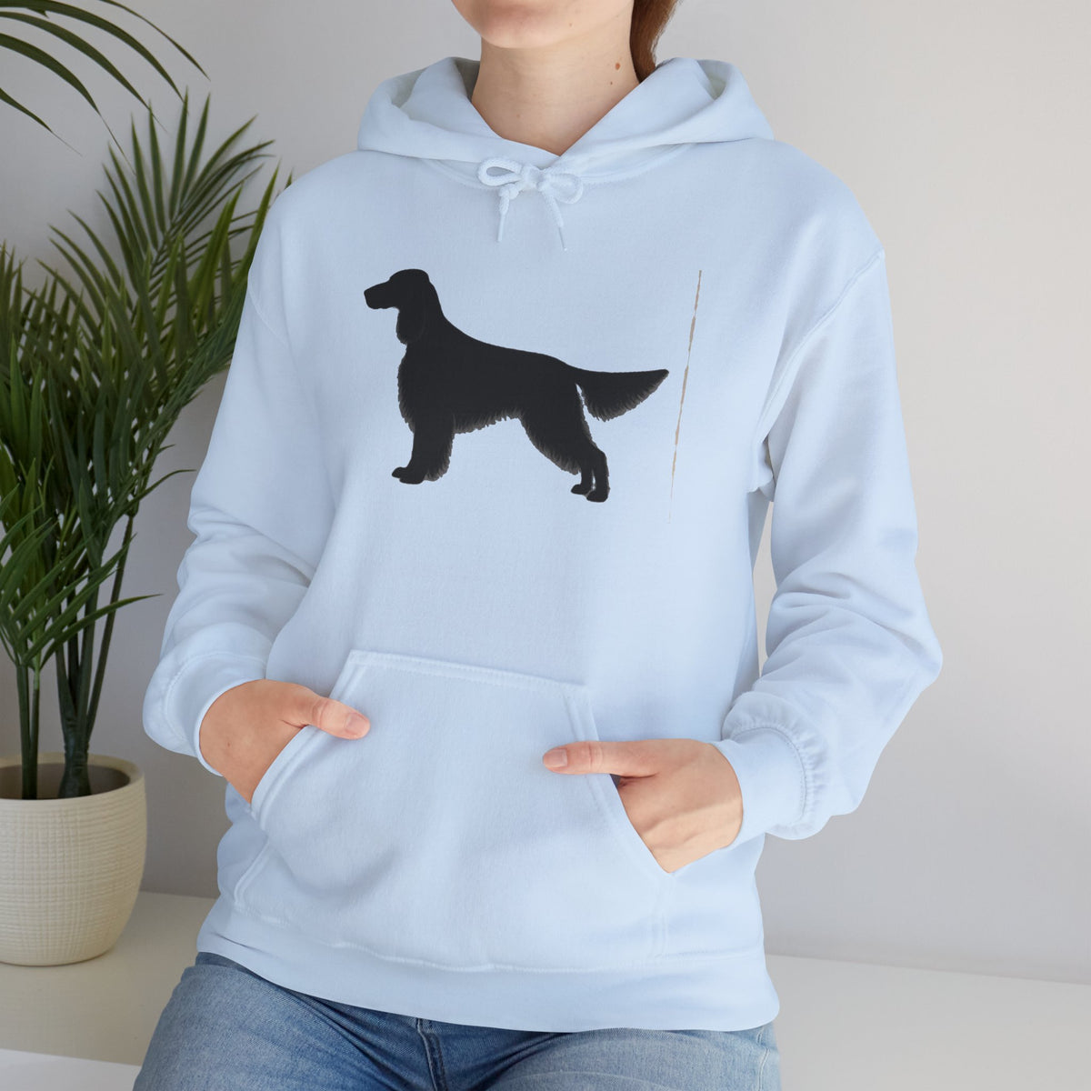 English Setter Silhouette Unisex Hoodie