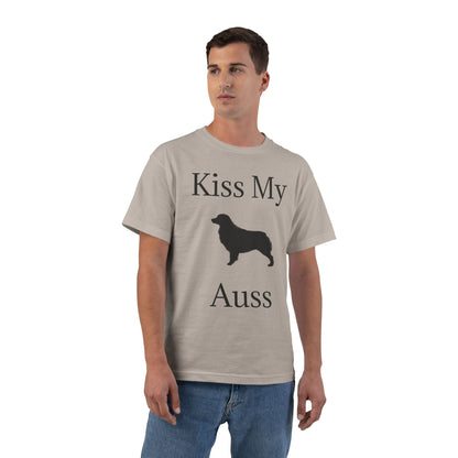 Kiss My Auss Men's Short-Sleeve Crewneck Tee