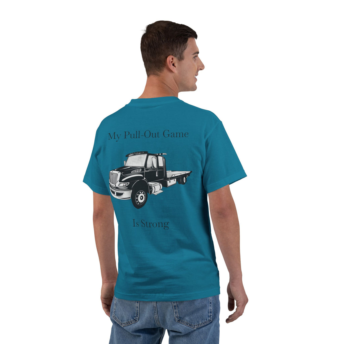 Pull Out Flatbed Men's Short-Sleeve Crewneck Tee