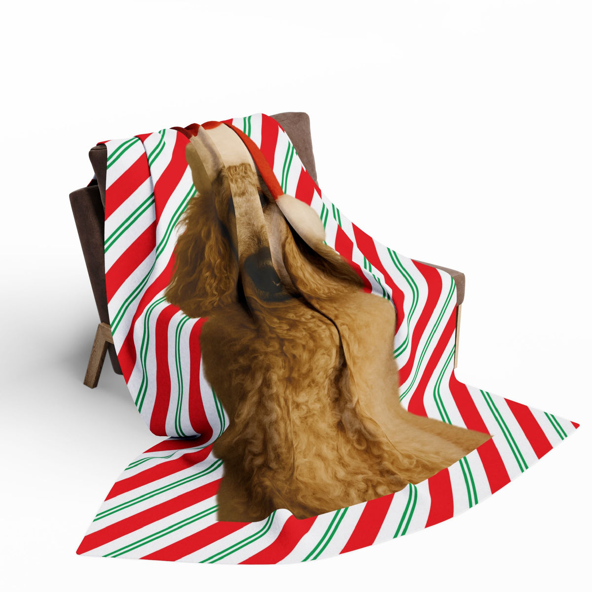 Santa Paws Poodle Arctic Fleece Blanket