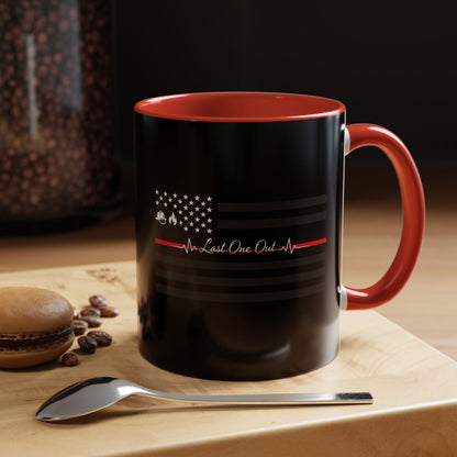 Thin Red Line 2-Tone Coffee Mug