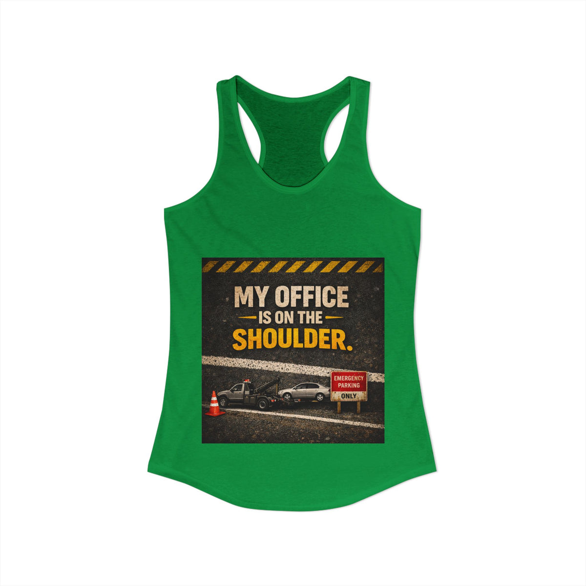 My Office Women's Racerback Tank