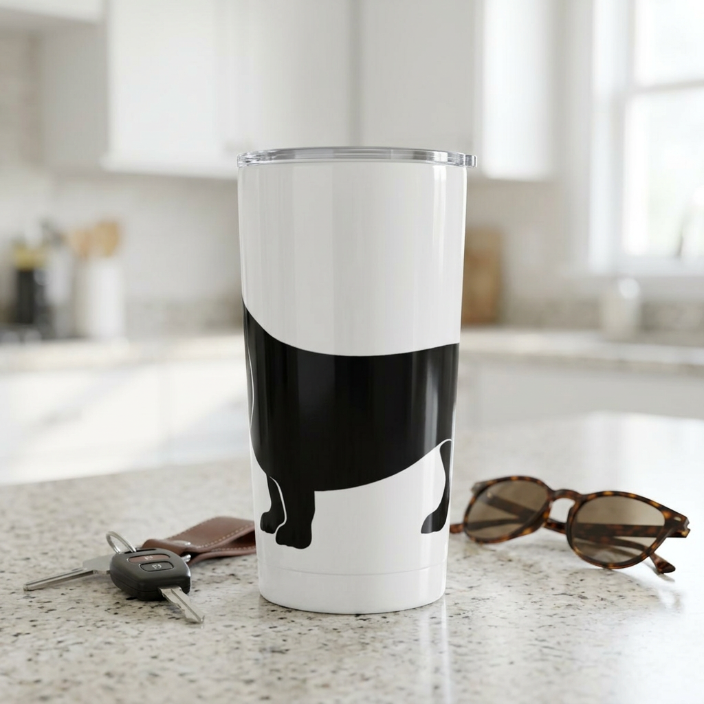 Basset  Silhouette Tumbler
