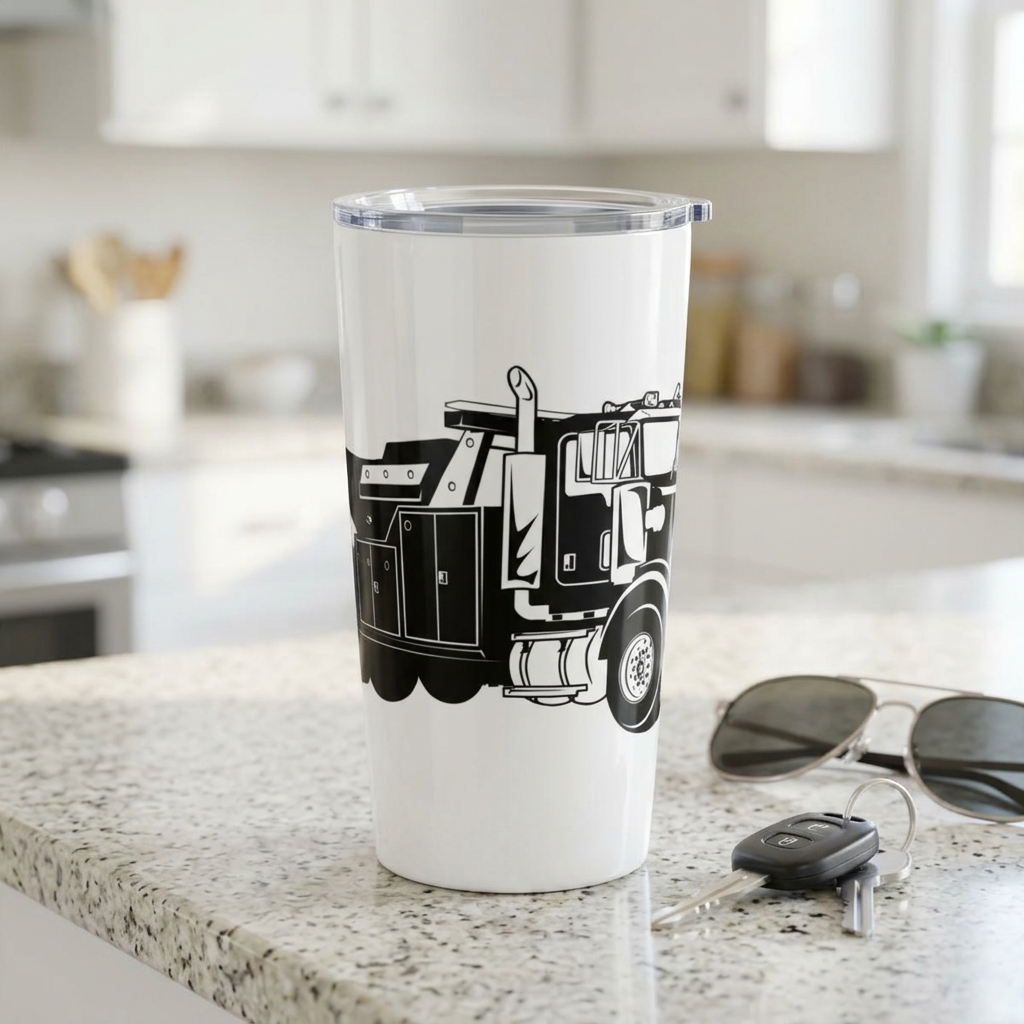 Heavy  Tow Truck Tumbler