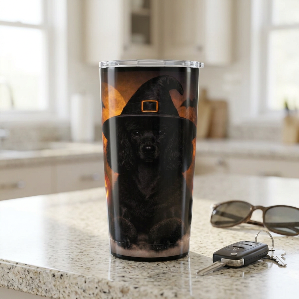 Witch Hat Pack Poodle Tumbler