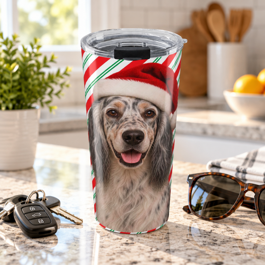 Santa Paws English Setter Tumbler