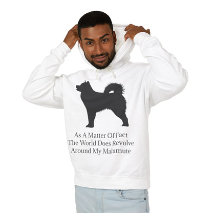 Matter Of Fact Malamute Unisex Lightweight Hoodie
