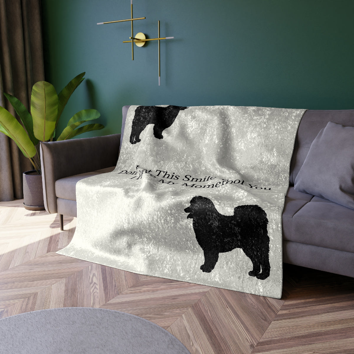 Fool You Crushed Velvet Blanket