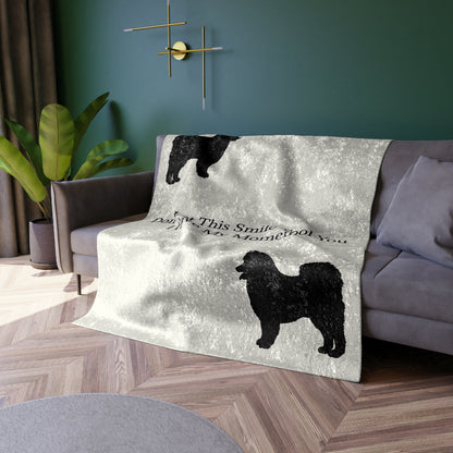 Fool You Crushed Velvet Blanket