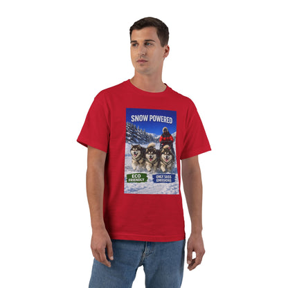 Snow Powered Men's Short-Sleeve Crewneck Tee