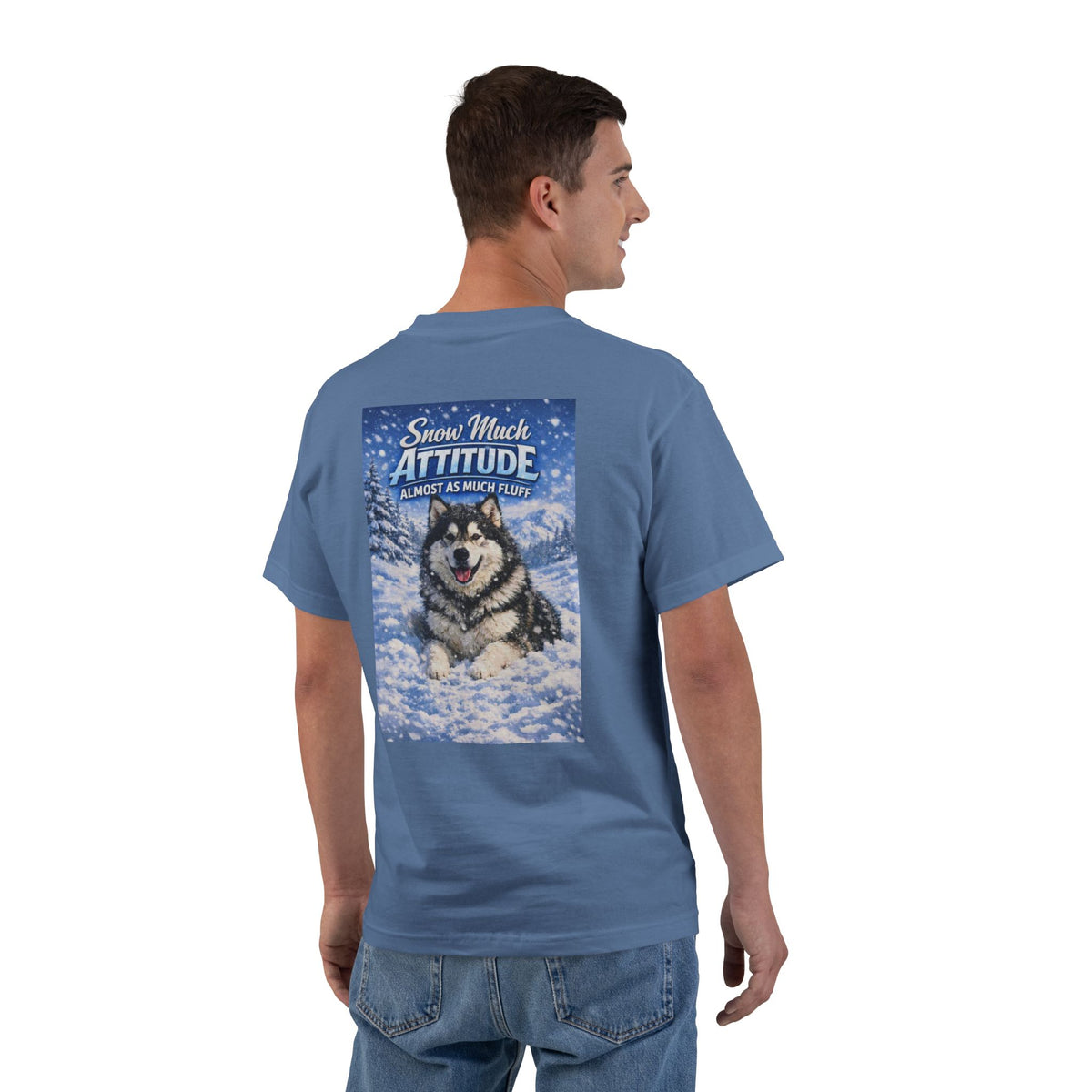 Snow Much Attitude Men's Short-Sleeve Crewneck Tee