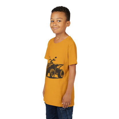 Off The Beaten Path Quad Youth Unisex Short Sleeve Crewneck Tee
